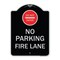 Signmission Do Not Enter No Parking Fire Lane W/ Graphic Heavy-Gauge Aluminum Sign, 24" x 18", BS-1824-24149 A-DES-BS-1824-24149 - alternate 1